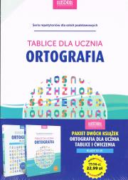 Pakiet: Ortografia dla ucznia. Autor: Mariola Rokicka. Dadada.pl Okładka książki Pakiet: Ortografia dla ucznia