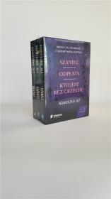 Pakiet: Szaniec/ Odpłata/ Kto jest bez grzechu. Autor: Jeż Agnieszka. Dadada.pl Okładka książki Pakiet: Szaniec/ Odpłata/ Kto jest bez grzechu
