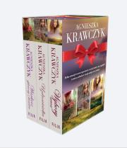 Pakiet: Warkocz spleciony z kwiatów / Uzdrowicielka / Wybory serca. Autor: Krawczyk Agnieszka. Dadada.pl Okładka książki Pakiet: Warkocz spleciony z kwiatów / Uzdrowicielka / Wybory serca