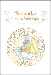 Pamiątka Chrztu Świętego. Autor: Żołądek Barbara. Dadada.pl Okładka książki Pamiątka Chrztu Świętego