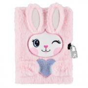 Opakowanie Pamiętnik pluszowy Królik A5 z kłódką