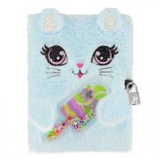 Opakowanie Pamiętnik pluszowy Słodki Kotek A5 z kłódką