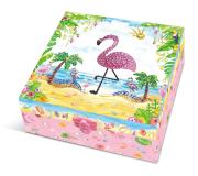 Opakowanie Pamiętnik z akcesoriami w pudełku z półkami Flaming