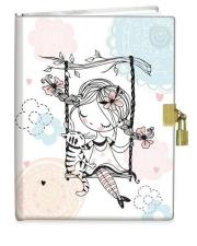 Opakowanie Pamiętnik z kłódką 13x18 Huśtawka 60K gładki