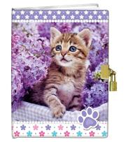 Pamiętnik z kłódką 13x18 Kotek 60K gładki. Wydawca: Still trade. Dadada.pl Opakowanie Pamiętnik z kłódką 13x18 Kotek 60K gładki