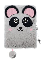 Opakowanie Pamiętnik z kłódką 3D włochacz A5 96k Bambino PANDA