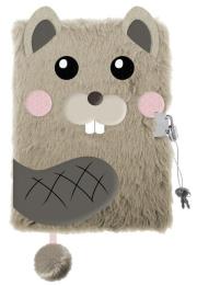 Opakowanie Pamiętnik z kłódką 3D włochacz A5 96k Beaver