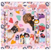 Opakowanie Pamiętnik z kłódką Cleo i Frank Pies 40 DERFORM