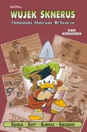 Pamiętniki Sknerusa McKwacza. Autor: Kari Korhonen, Jacek Drewnowski. Dadada.pl Okładka książki Pamiętniki Sknerusa McKwacza