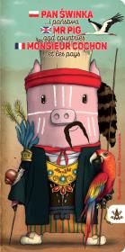 Pan Świnka i państwa / Tashka. Autor: Tashek, Robert Romanowicz. Dadada.pl Okładka książki Pan Świnka i państwa / Tashka