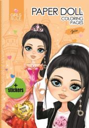 Opakowanie Papierowa lalka do wycinania Julie