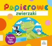 Okładka książki Papierowe zwierzaki. Farma, las, łąka