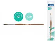 Opakowanie Pędzel okrągły z włosia koziego seria 101 nr 10 Milan 1 szt. na blistrze