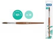 Opakowanie Pędzel okrągły z włosia koziego seria 101 nr 18 Milan 1 szt. na blistrze