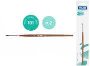 Pędzel okrągły z włosia koziego seria 101 nr 2 Milan 1 szt. na blistrze. Wydawca: MILAN. Dadada.pl Opakowanie Pędzel okrągły z włosia koziego seria 101 nr 2 Milan 1 szt. na blistrze