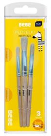 Opakowanie Pędzelki drewniane 3szt BB Kids