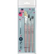 Pędzelki drewniane Cute Girl 6szt. Wydawca: INTERDRUK. Dadada.pl Opakowanie Pędzelki drewniane Cute Girl 6szt