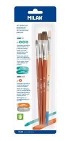 Opakowanie Pędzle nr 4,10,16 seria 121, nr 8 seria 524 MILAN