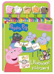 Peppa Pig Poznaj przyjaciół cz.1 Ulubione zabawy. Autor:   Praca zbiorowa. Dadada.pl Okładka książki Peppa Pig Poznaj przyjaciół cz.1 Ulubione zabawy