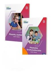 Pewny start KP Plastyka, grafomotoryka poz.B. Autor:   Praca zbiorowa. Dadada.pl Okładka książki Pewny start KP Plastyka, grafomotoryka poz.B