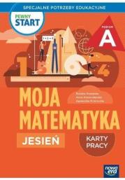 Pewny start. Moja matematyka Jesień KP poz.A. Autor: Kowalska Bożena, Krasnodębska Joanna, Agnieszka Mokrzycka. Dadada.pl Okładka książki Pewny start. Moja matematyka Jesień KP poz.A