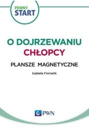 Pewny start. O dojrzewaniu.Chłopcy Plansze magnet.. Autor: Opracowanie zbiorowe. Dadada.pl Okładka książki Pewny start. O dojrzewaniu.Chłopcy Plansze magnet.