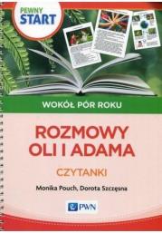 Okładka książki Pewny start.Wokół pór roku.Rozmowy Oli i Adama
