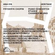 Piano Concertos, Etudes, Chamber Works 3CD. Autor: Chopin Fryderyk. Dadada.pl Okładka książki Piano Concertos, Etudes, Chamber Works 3CD