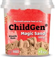 Opakowanie Piasek kinetyczny naturalny czerwony 500g