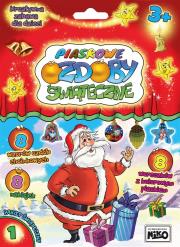 Piaskowe ozdoby świąteczne. Pakiet nr 1. Autor:   Praca zbiorowa. Dadada.pl Okładka książki Piaskowe ozdoby świąteczne. Pakiet nr 1