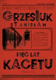 Pięć lat kacetu wyd. kieszonkowe. Autor: Grzesiuk Stanisław. Dadada.pl Okładka książki Pięć lat kacetu wyd. kieszonkowe