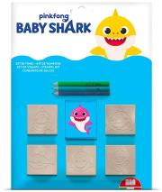 Opakowanie Pieczątki Baby Shark 5 sztuk