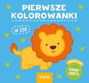 Okładka książki Pierwsze Kolorowanki W zoo