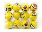 Opakowanie Piłeczka piankowa miękka buźki 6cm (12szt)