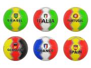 Opakowanie Piłka nożna Laser błyszcząca kraje MIX