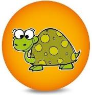 Piłka PVC 230MM - Żółw. Wydawca: Artyk. Dadada.pl Opakowanie Piłka PVC 230MM - Żółw