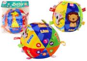 Piłka Sensoryczna pluszowa. Wydawca: Leantoys. Dadada.pl Opakowanie Piłka Sensoryczna pluszowa
