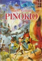 Pinokio wyd. 2023. Autor: Carlo Collodi, Jan Marcin Szancer. Dadada.pl Okładka książki Pinokio wyd. 2023