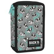 Opakowanie Piórnik 2-komorowy z wyposażeniem BACKUP 5 model DW08 buldożki