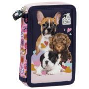 Opakowanie Piórnik 2-komorowy z wyposażeniem Cleo i Frank 40 (Pies)