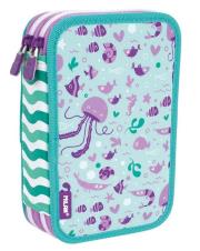 Opakowanie Piórnik 2poz. z wyprawką Sea MILAN