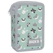 Opakowanie Piórnik 3-komorowy z wyposażeniem BACKUP 5 model EW11 zwierzaki