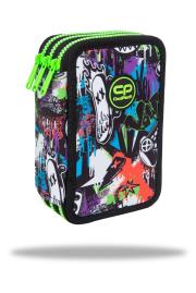 Opakowanie Piórnik 3-komorowy z wyposażeniem Coolpack Jumper 3 peek a boo