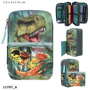 Opakowanie Piórnik 3-komorowy z wyposażeniem Dino Danger 11757A