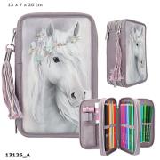 Opakowanie Piórnik 3-komorowy z wyposażeniem Miss Melody Fantasy Horse 13126A