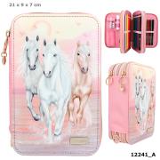 Opakowanie Piórnik 3-komorowy z wyposażeniem  Miss Melody Sundown 12241A