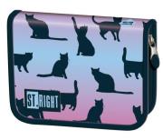 Opakowanie Piórnik dwuklapkowy bez wyp. Stright Night Cats