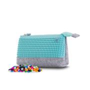 Opakowanie Piórnik na suwak PIXIE CREW z turkusowym panelem