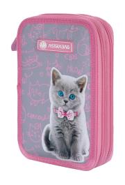 Opakowanie Piórnik podwójny bez wyposażenia pinky kitty