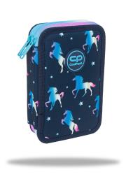 Opakowanie Piórnik podwójny z wyposażeniem Coolpack jumper 2 blue unicorn
